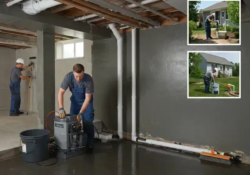 Basement Waterproofing and Flood Prevention process in South Roxana, IL